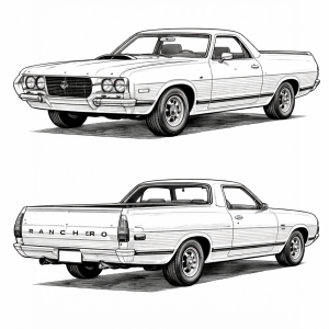 Rubber Kits - Ford Ranchero 1972