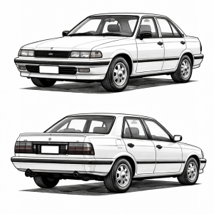 Rubber Kits - Toyota Corolla Chisel Shape - 1986