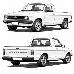 Rubber Kits - VW Caddy Pickup