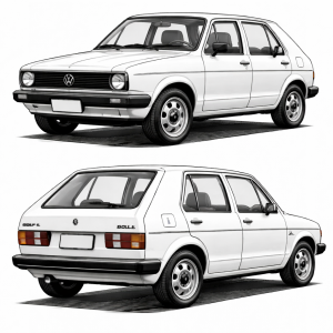 Rubber Kits - VW Golf MK1 - 4 Door