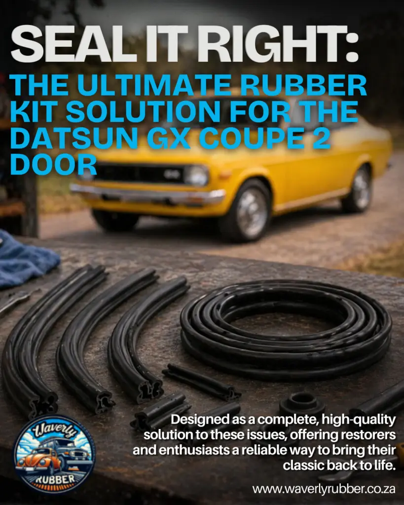 Seal It Right: The Ultimate Rubber Kit Solution for the Datsun GX Coupe 2 Door